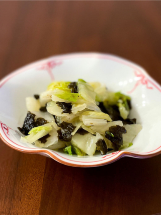 白菜と海苔のナムル