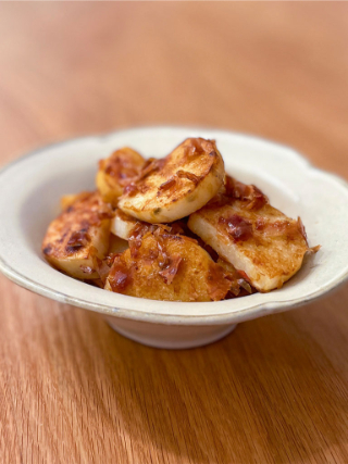 焼き長いものおかポン和え