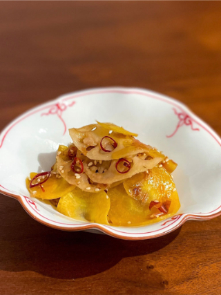 れんこんとにんじんのきんぴら